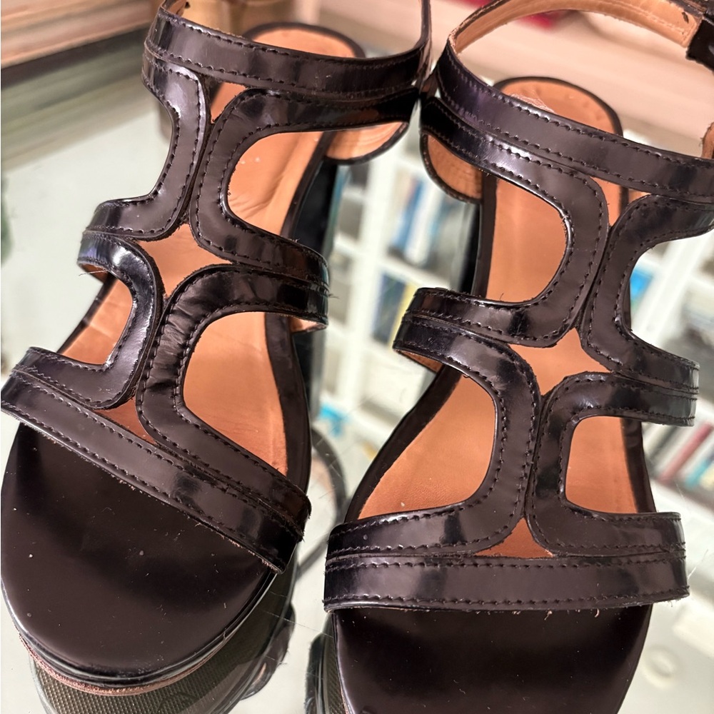 A.P.C. Black Strappy Sandals
